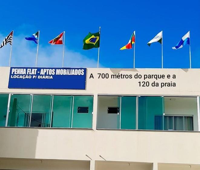 استودیو استاندارد با بالکن, Apart Pousada Penhaflat  Studio A 700 M Do Parque