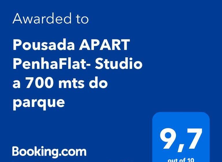 استودیو استاندارد با بالکن, Apart Pousada Penhaflat  Studio A 700 M Do Parque