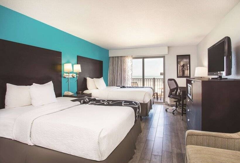 اتاق استاندارد با 2 تخت دوبل, La Quinta By Wyndham Oceanfront Daytona Beach
