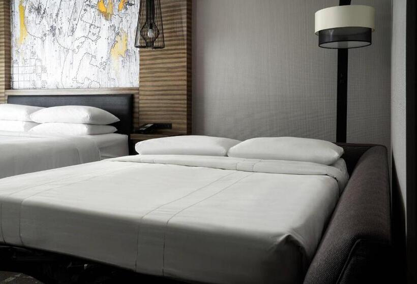 Standardzimmer Kingsize Bett, Marriott Indianapolis North