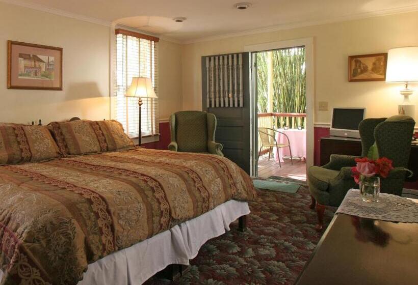 Quarto Deluxe Cama King, St. Francis Inn   Saint Augustine