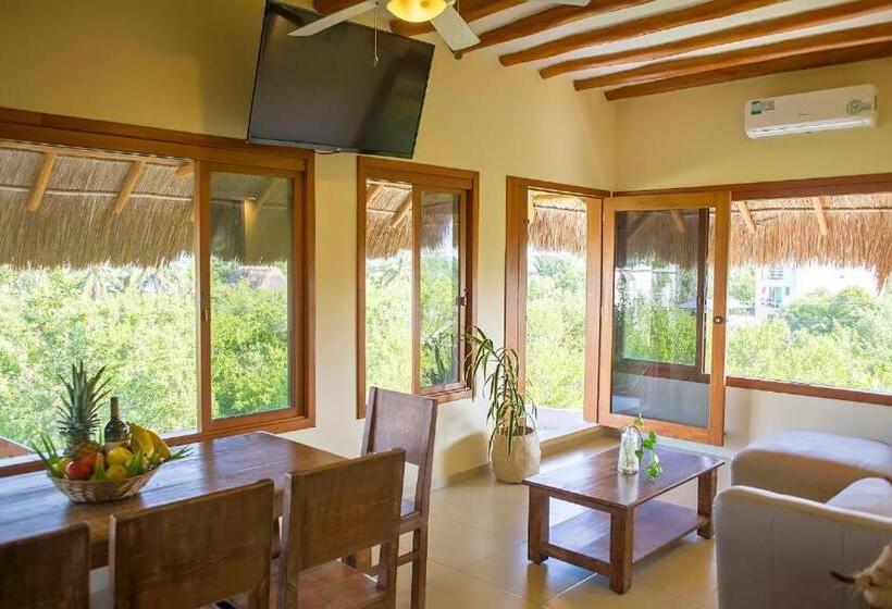 آپارتمان 1 خوابه با چشم‌انداز دریا, Holbox Deluxe Apartments