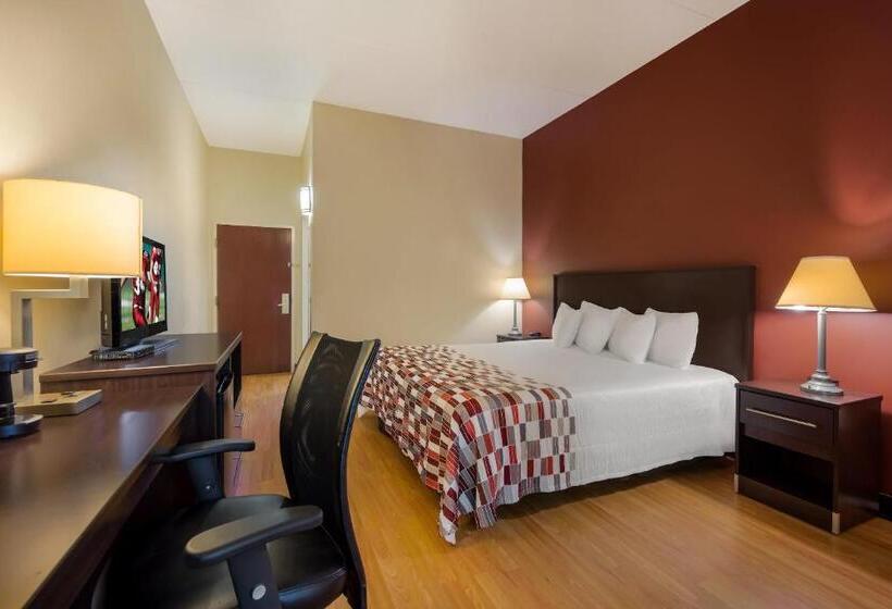 اتاق سوپریور با تخت بزرگ, Red Roof Inn Hendersonville