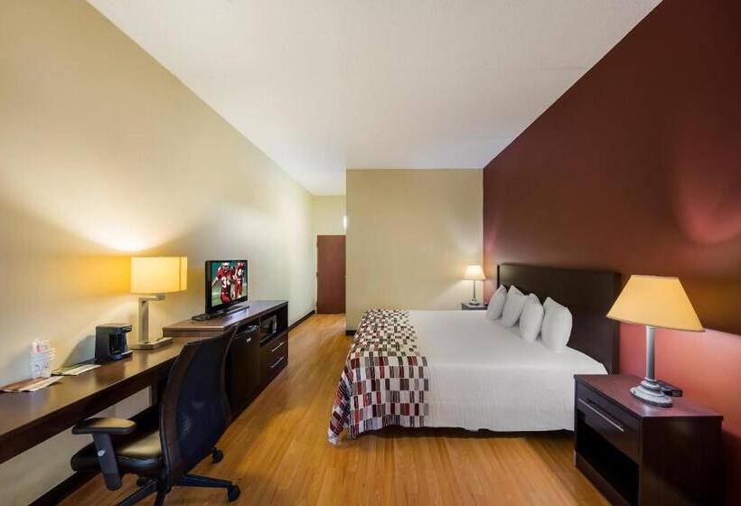 اتاق سوپریور با تخت بزرگ, Red Roof Inn Hendersonville