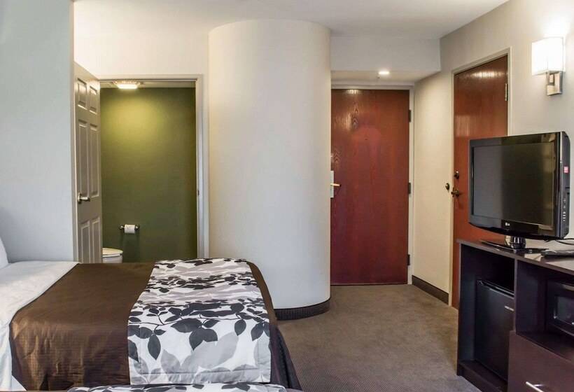 اتاق استاندارد با 2 تخت دوبل, Sleep Inn Richmond North