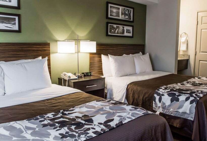 اتاق استاندارد با 2 تخت دوبل, Sleep Inn Richmond North