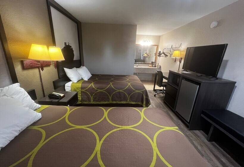 اتاق استاندارد با 2 تخت دوبل, Super 8 By Wyndham La Marque Tx/texas City Area