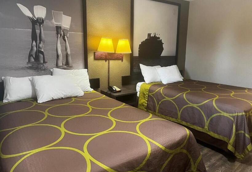 اتاق استاندارد با 2 تخت دوبل, Super 8 By Wyndham La Marque Tx/texas City Area