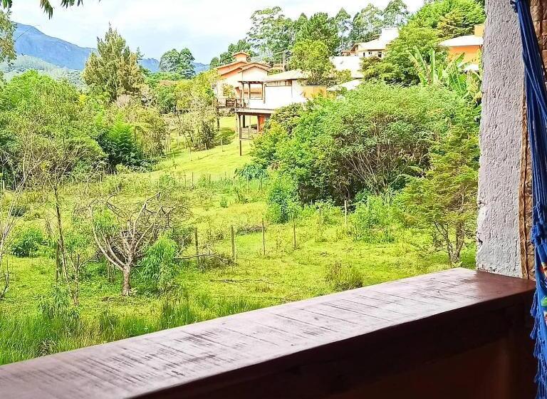 带阳台套房, Pousada Esquina De Lavras