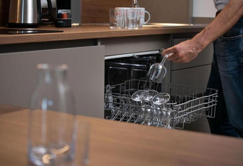 Suite com Varanda, Brera Serviced Apartments Frankfurt West