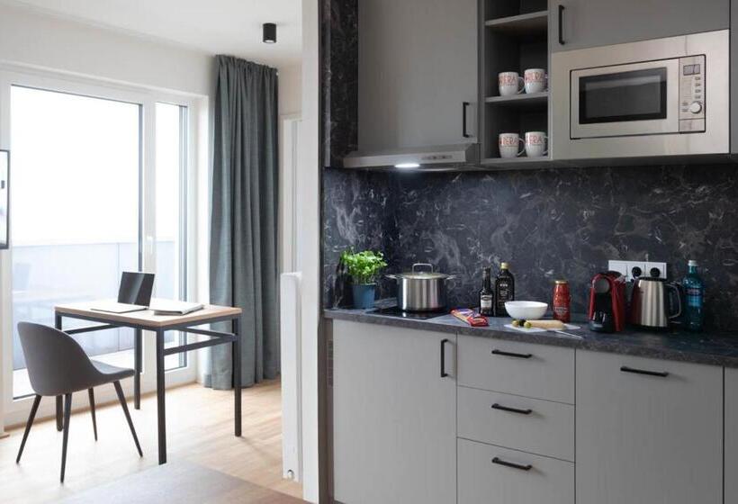 Suite com Varanda, Brera Serviced Apartments Frankfurt West