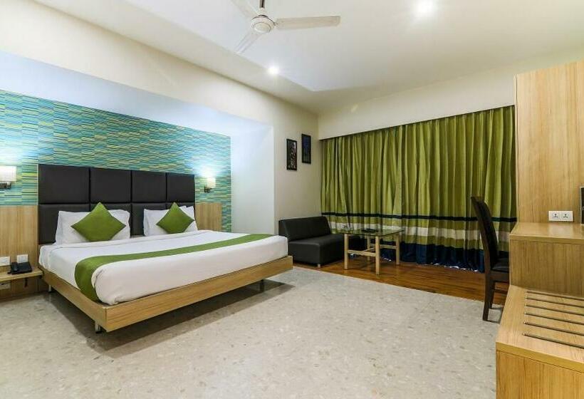 带大床的豪华间, Magnus Star Residency Koregaon Park Annexe