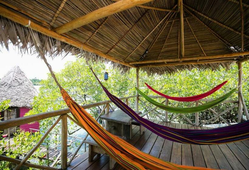 Бунгало Семейное Вид на Море, Urraca Monkey Island Eco Resort