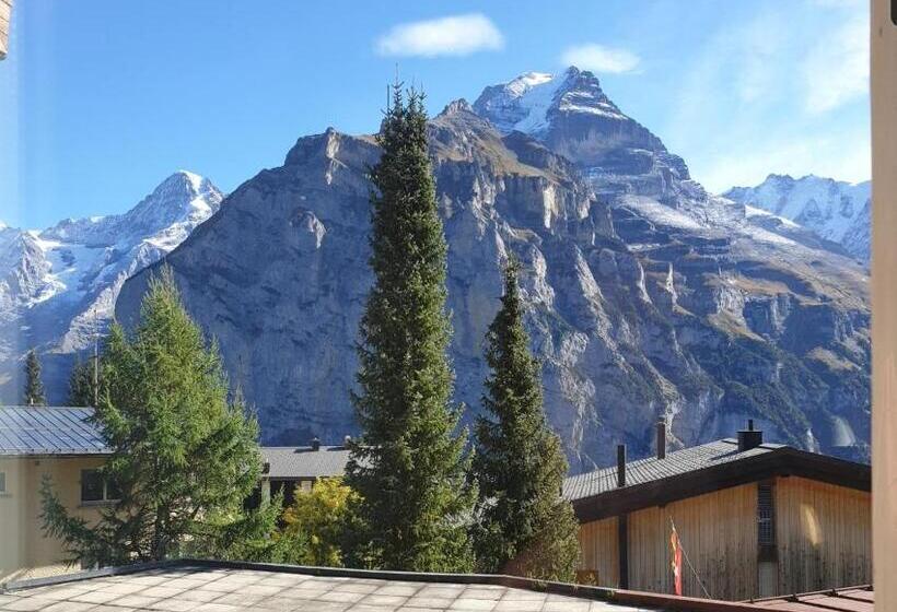 带阳台的高级房间, Jungfrau Murren