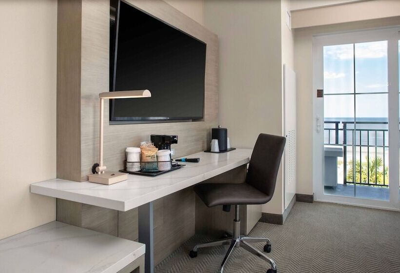 Номер Стандарт Двуспальная Кровать Вид на Море, Courtyard By Marriott Jekyll Island