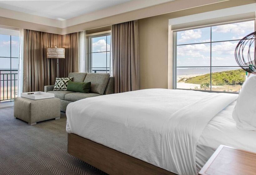Номер Стандарт Двуспальная Кровать Вид на Море, Courtyard By Marriott Jekyll Island