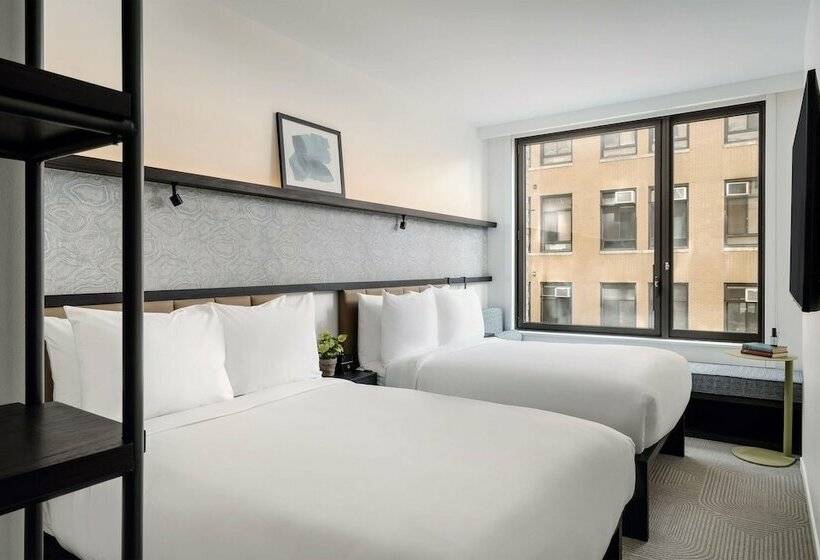 Quarto Estandar 2 Camas Casal, Arlo Midtown