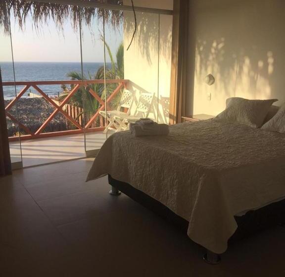 اتاق لوکس با بالکن و چشم‌انداز دریا, Origenes Spa & Lodging