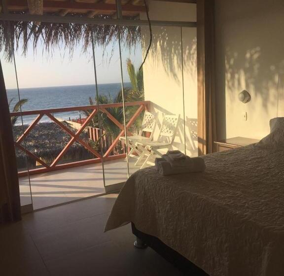 اتاق لوکس با بالکن و چشم‌انداز دریا, Origenes Spa & Lodging