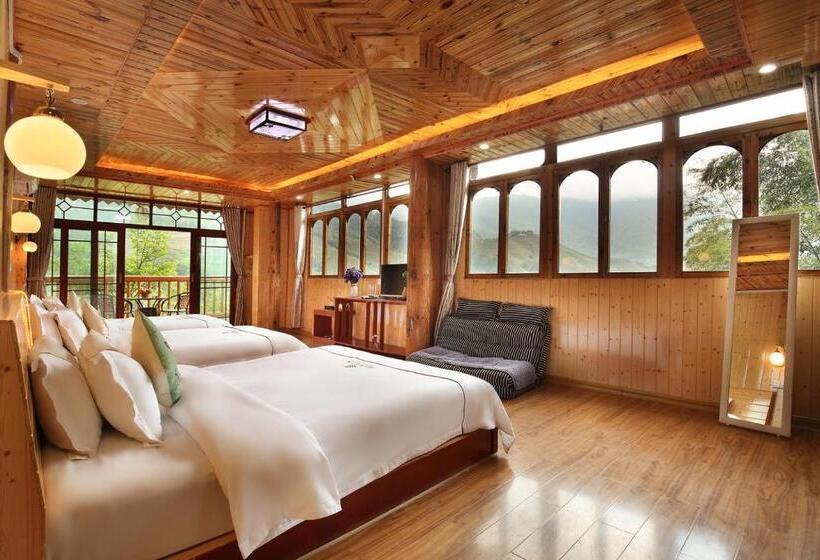 Трехместный Номер Стандарт с Видом, Longji Terrace La Vie Inn