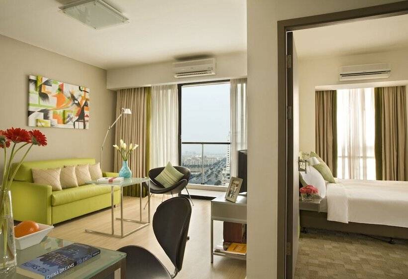 Апартаменты Executive 1 Спальня, Citadines Xinghai Suzhou