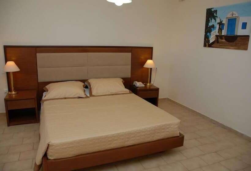 استودیو استاندارد با چشم‌انداز استخر, Paleos Apartments