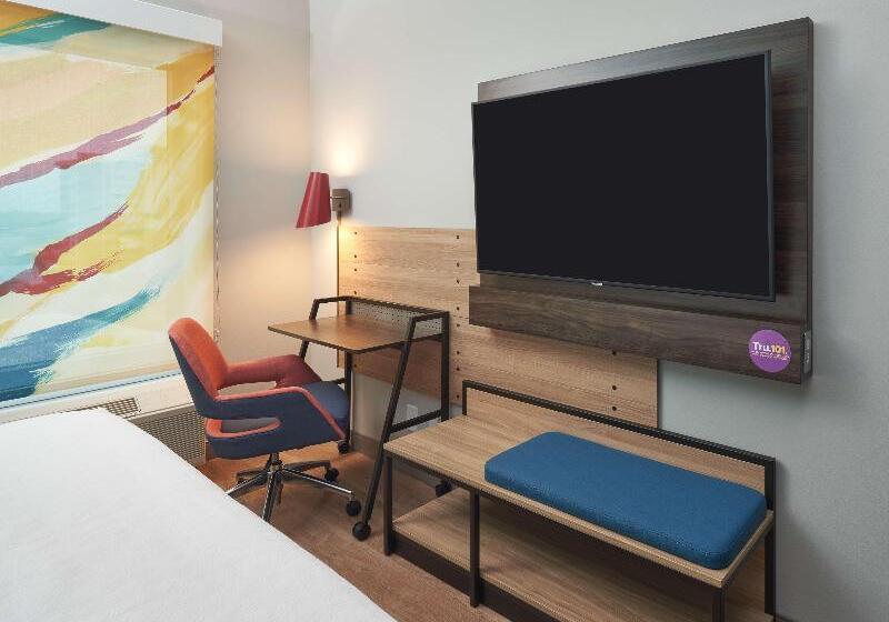스탠다드 룸 킹사이즈 침대, Tru By Hilton Pompano Beach Pier