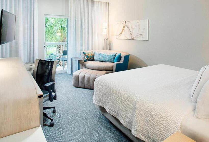 身障者適用キングサイズベッドルーム, Courtyard By Marriott West Palm Beach Airport