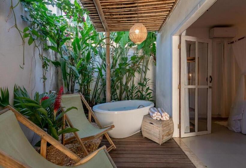Люкс Кровать Кинг, Pousada Bem Te Vi Trancoso