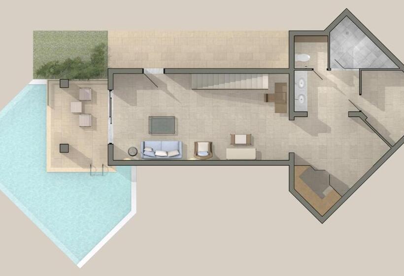 Номер Дюплекс, Aquila Elounda Village Resort, Suites & Spa