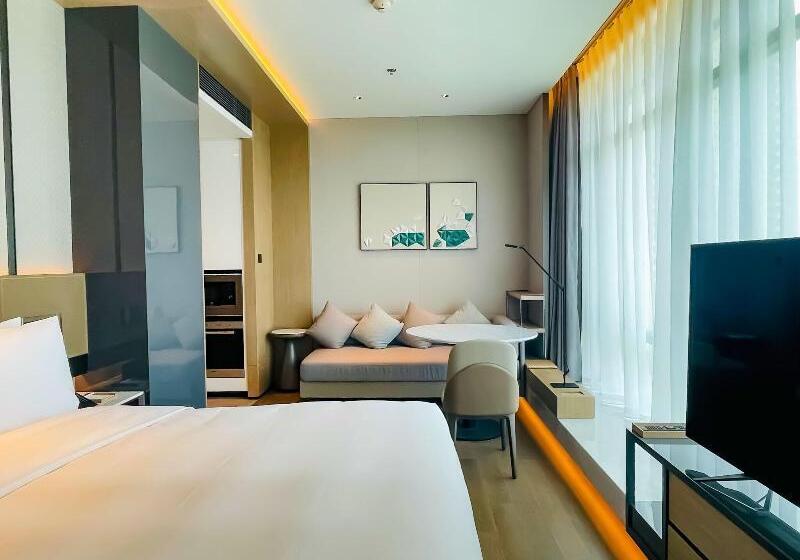 استودیو استاندارد با تخت کینگ, The Meixi Lake, Changsha Marriott Executive Apartments