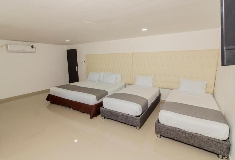 اتاق استاندارد چهار تخته, Caribe Plaza Barranquilla