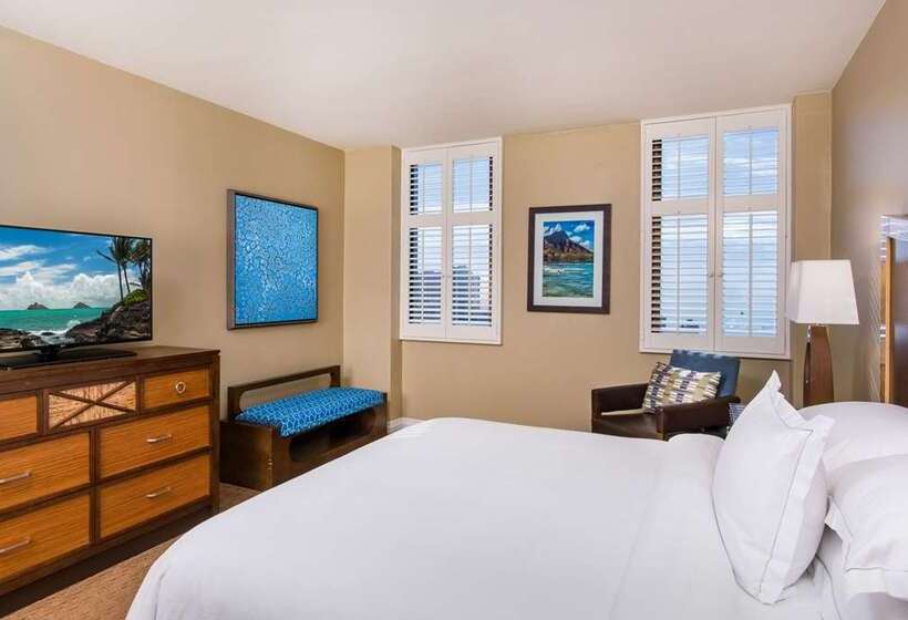 آپارتمان 2 خوابه با چشم‌انداز دریا, Hilton Grand Vacations Club At Hilton Hawaiian Village