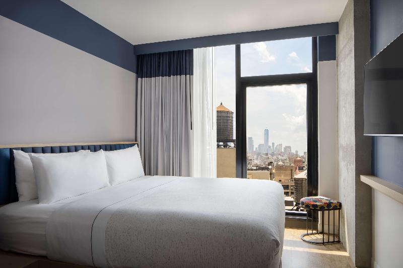 带大床的标准间, Motto by Hilton New York City Chelsea