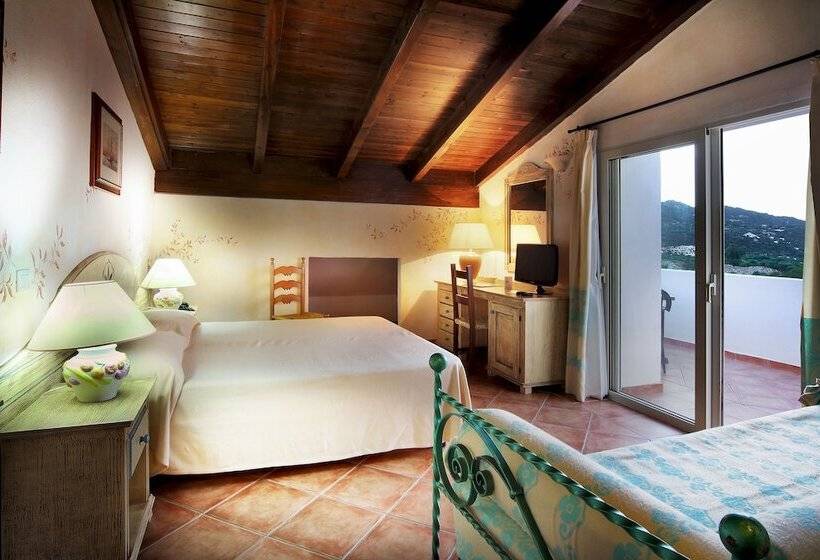 اتاق استاندارد با بالکن و چشم‌انداز دریا, Colonna Beach Hotel Marinella