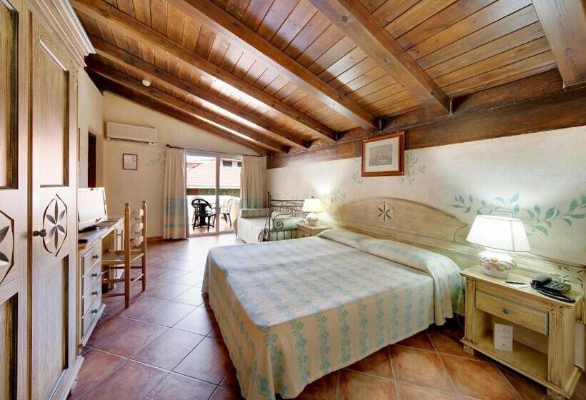 اتاق استاندارد سه تخته با بالکن, Colonna Beach Hotel Marinella