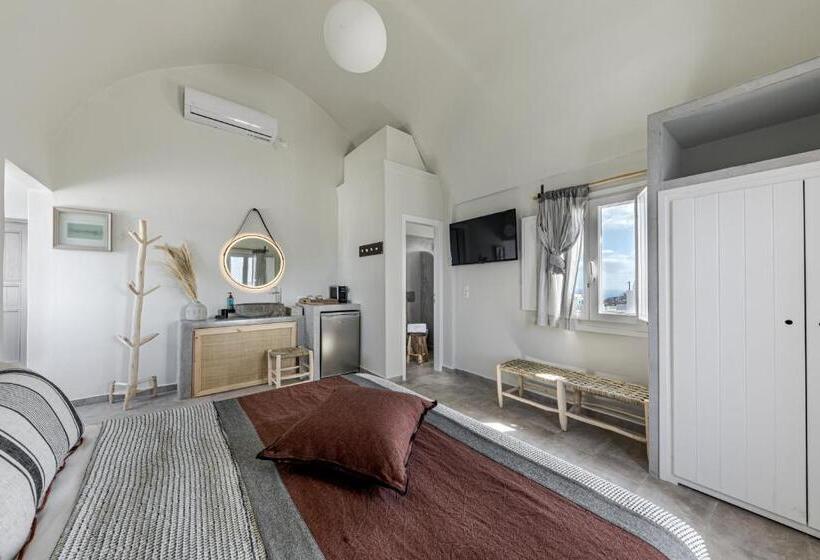 带按摩浴盆的套房, Grand View   Megalochori Santorini