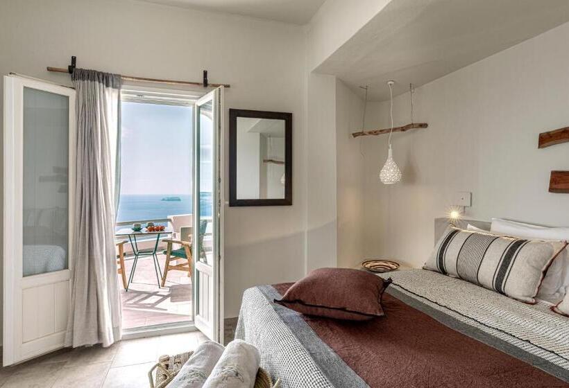 带按摩浴盆的套房, Grand View   Megalochori Santorini