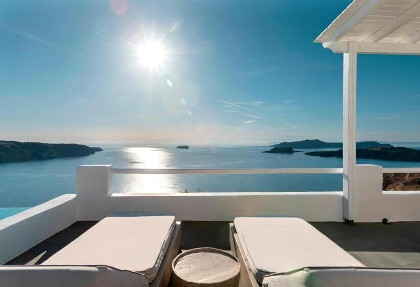 빌라 1 베드룸 - 수영장, Grand View   Megalochori Santorini