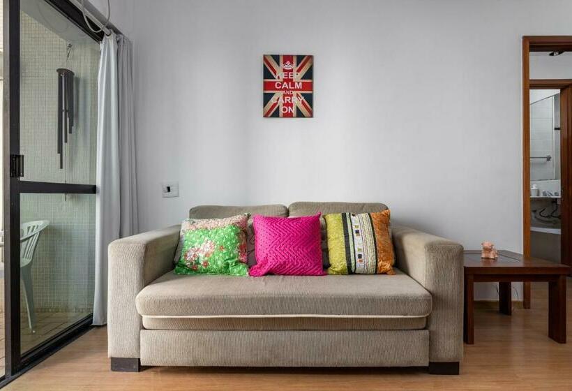 آپارتمان 1 خوابه با بالکن, Residence Real Copacabana