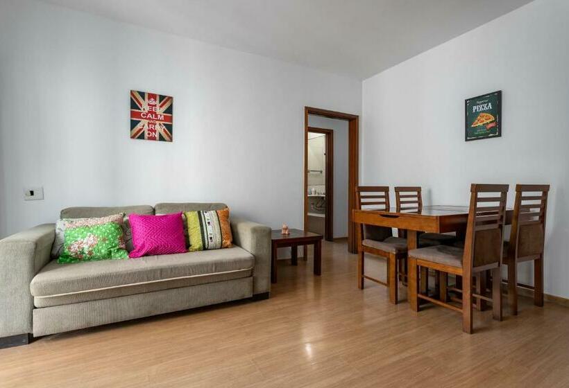 آپارتمان 1 خوابه با بالکن, Residence Real Copacabana