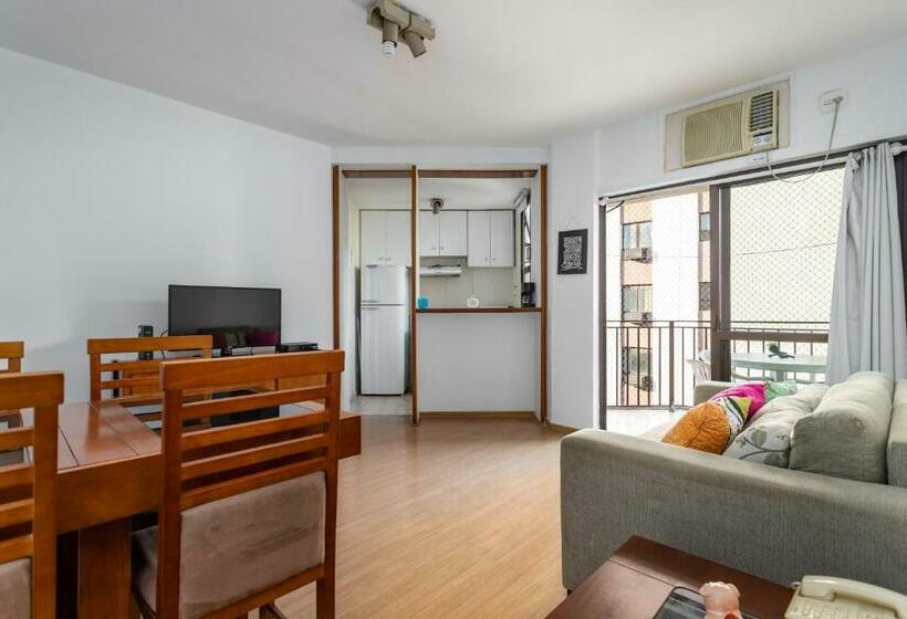 آپارتمان 1 خوابه با بالکن, Residence Real Copacabana