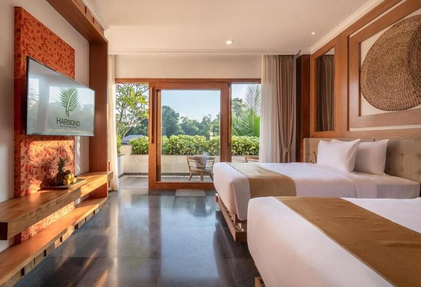 Deluxe room with river view, Harsono Boutique Resort Bali