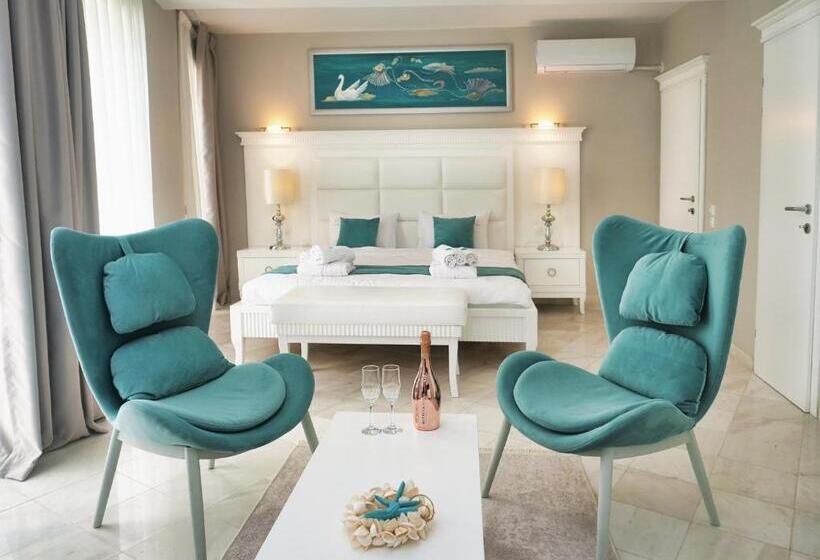 اتاق لوکس با چشم‌انداز دریاچه, Villa Bella Ohrid