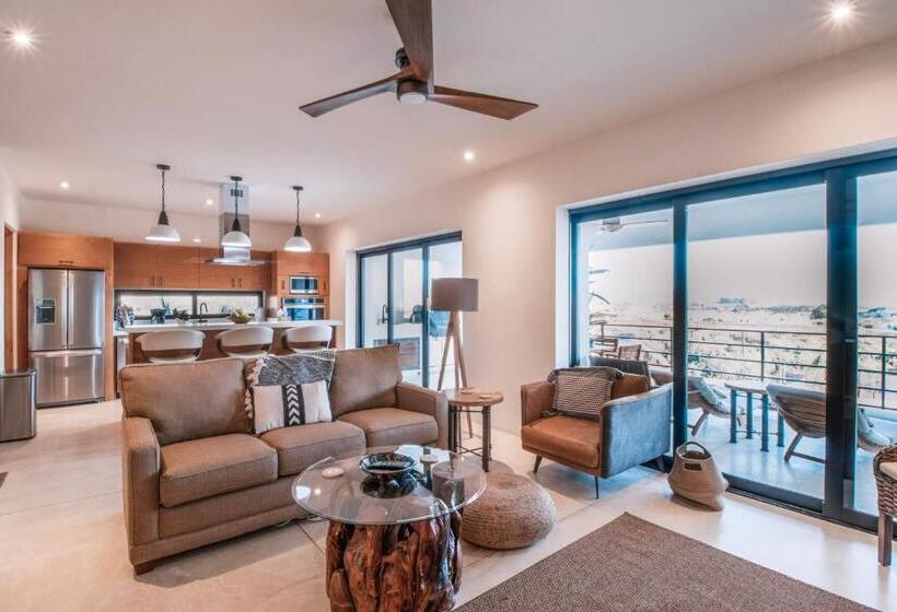 آپارتمان 1 خوابه با چشم‌انداز دریا, Cerritos Surf Residences