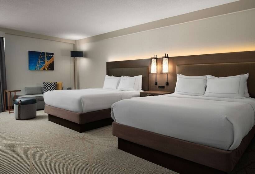 اتاق استاندارد با 2 تخت دوبل, Doubletree By Hilton Pittsburgh Airport