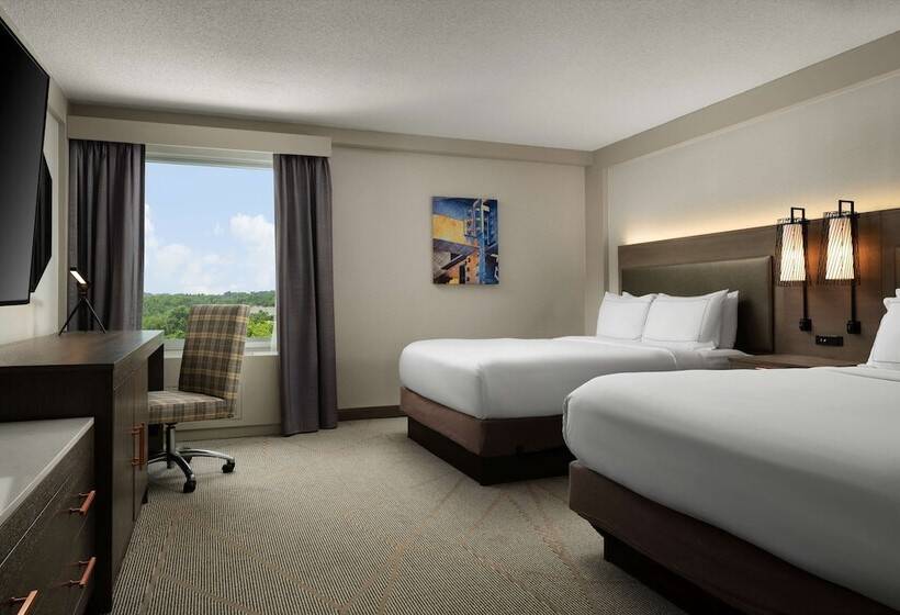 اتاق استاندارد با 2 تخت دوبل, Doubletree By Hilton Pittsburgh Airport