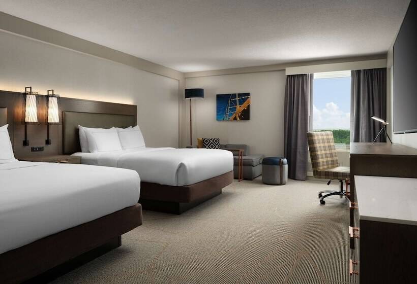 اتاق استاندارد با 2 تخت دوبل, Doubletree By Hilton Pittsburgh Airport