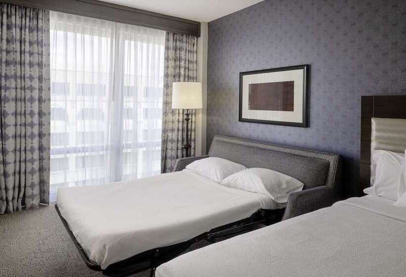 اتاق لوکس با تخت بزرگ, Hilton Richmond Downtown