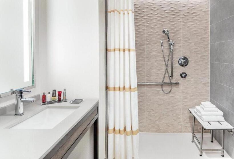 اتاق استاندارد با تخت بزرگ برای معلولان, Lancaster Marriott At Penn Square